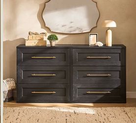 Set of 2 Large Black Oak Mopio Collection Nightstands