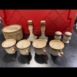 Vintage Mikasa “Whole Wheat” Stoneware Set – Made in Japan