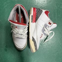 Air Jordan Retro 3 Fire Red Size 6Y