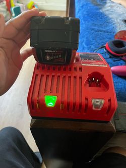 Milwaukee battery and charger