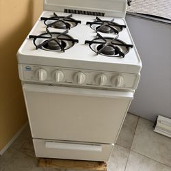 20 Inch Gas Stove Used White 