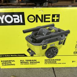Ryobi 18V 6 Gal Wet/Dry Battery Powered Vacuum (Battery Not Included)