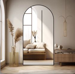 MIRROR - 79 x 39 Extra Large Full Length Arch Mirror 79x39