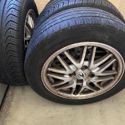 Stock Factory Acura Wheels With Tires 195/60/15 Hankook