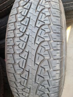 2.   265/70/18.   Pirelli  60%