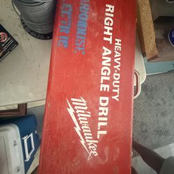 Milwaukee heavy duty right angle drill