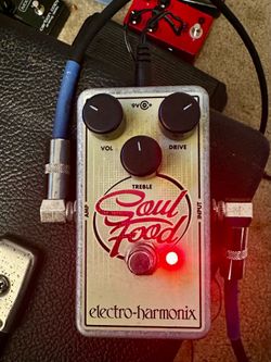 Electro-Harmonix Soul Food Transparent Overdrive Guitar Pedal