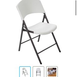4pack of lifetime chairs 