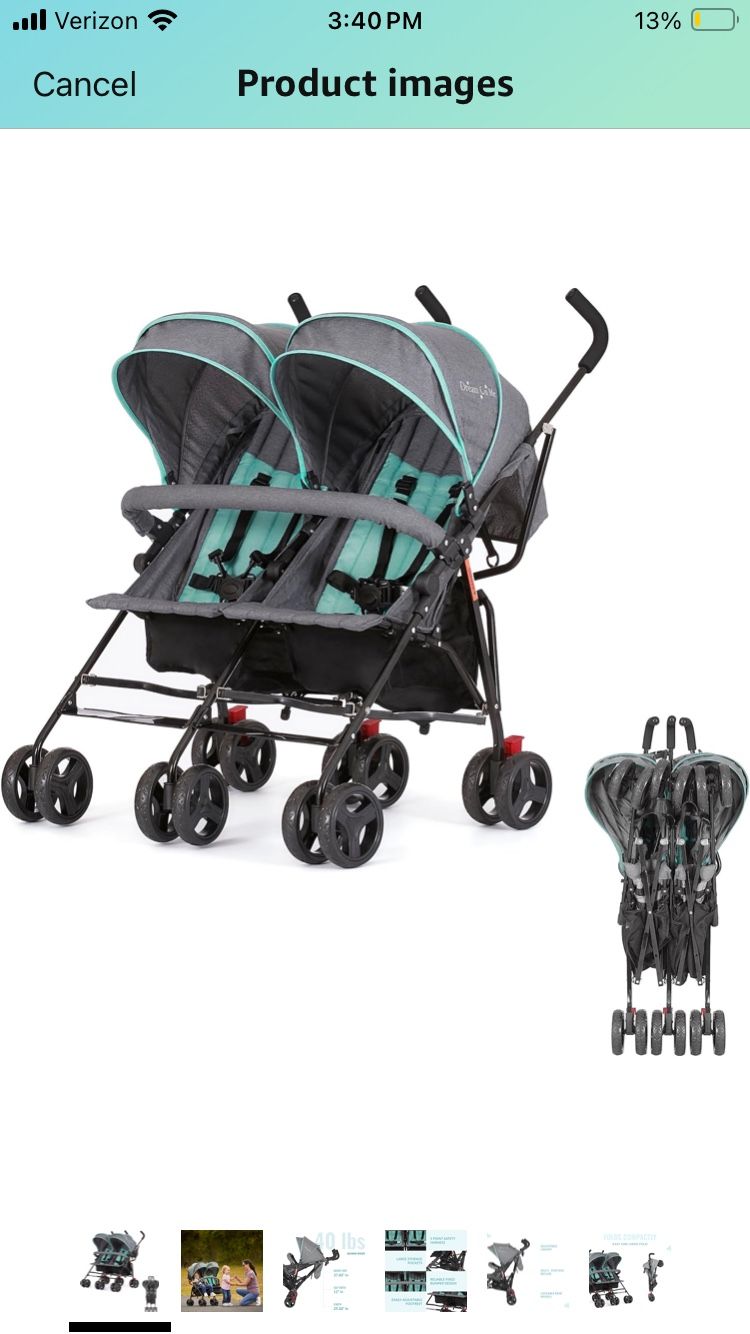 Double / Twin Umbrella Stroller 
