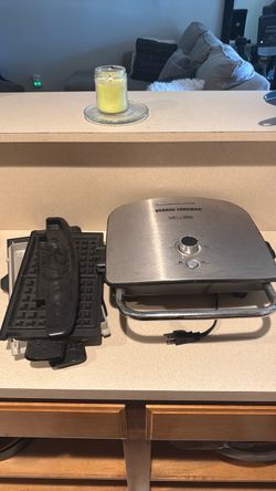 George Foreman Grill & Broil with Plates