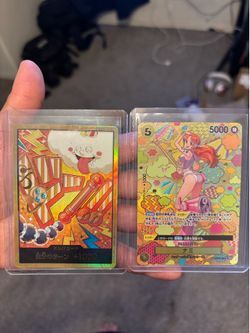 Nami One Piece Card with Gold Don
