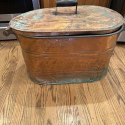 copper Container For Wood