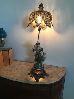 Filigree Figural Table Lamp Beautiful