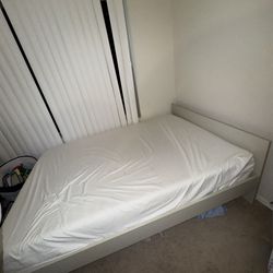 Newish Full Size Bed Frame + Foam Mattress