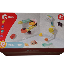 CUTE STONE 33pc Bath Time Toy Playset