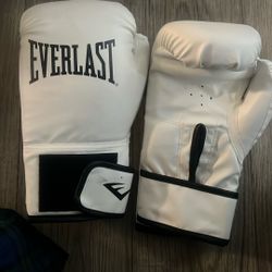 Everlast 16oz Boxing Gloves White 