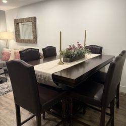 Dining Table + 6 Fining Chairs (Used)