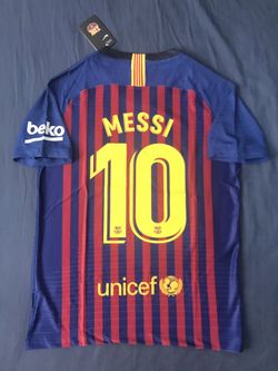 FC Barcelona Soccer Jersey Player Version Messi Large