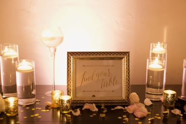 Wedding sign for Seating With frame