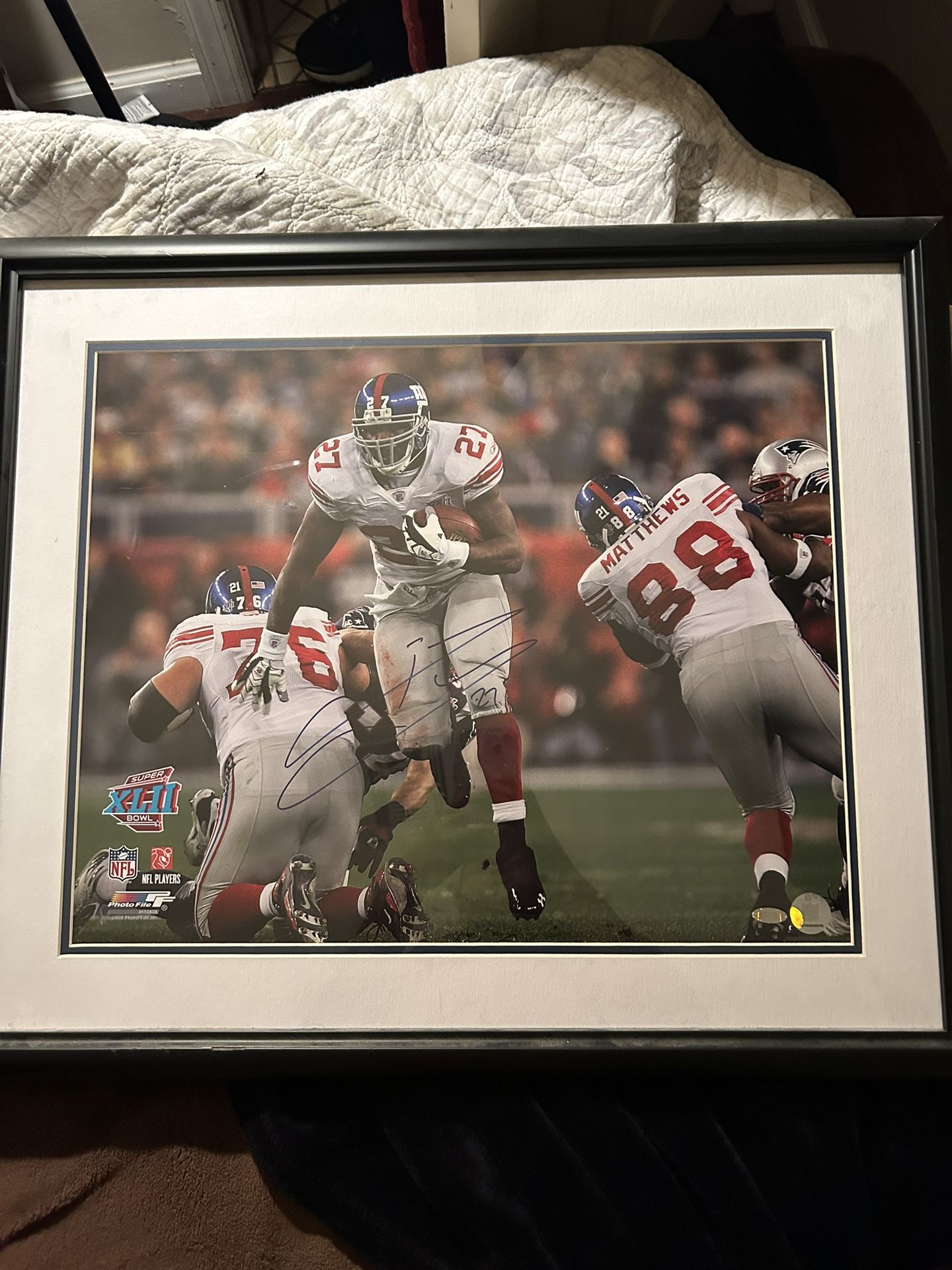 Autographed Photo of Brandon Jacobs for Sale in Stamford, CT - OfferUp