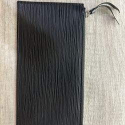 Louis Vuitton black leather wallet 