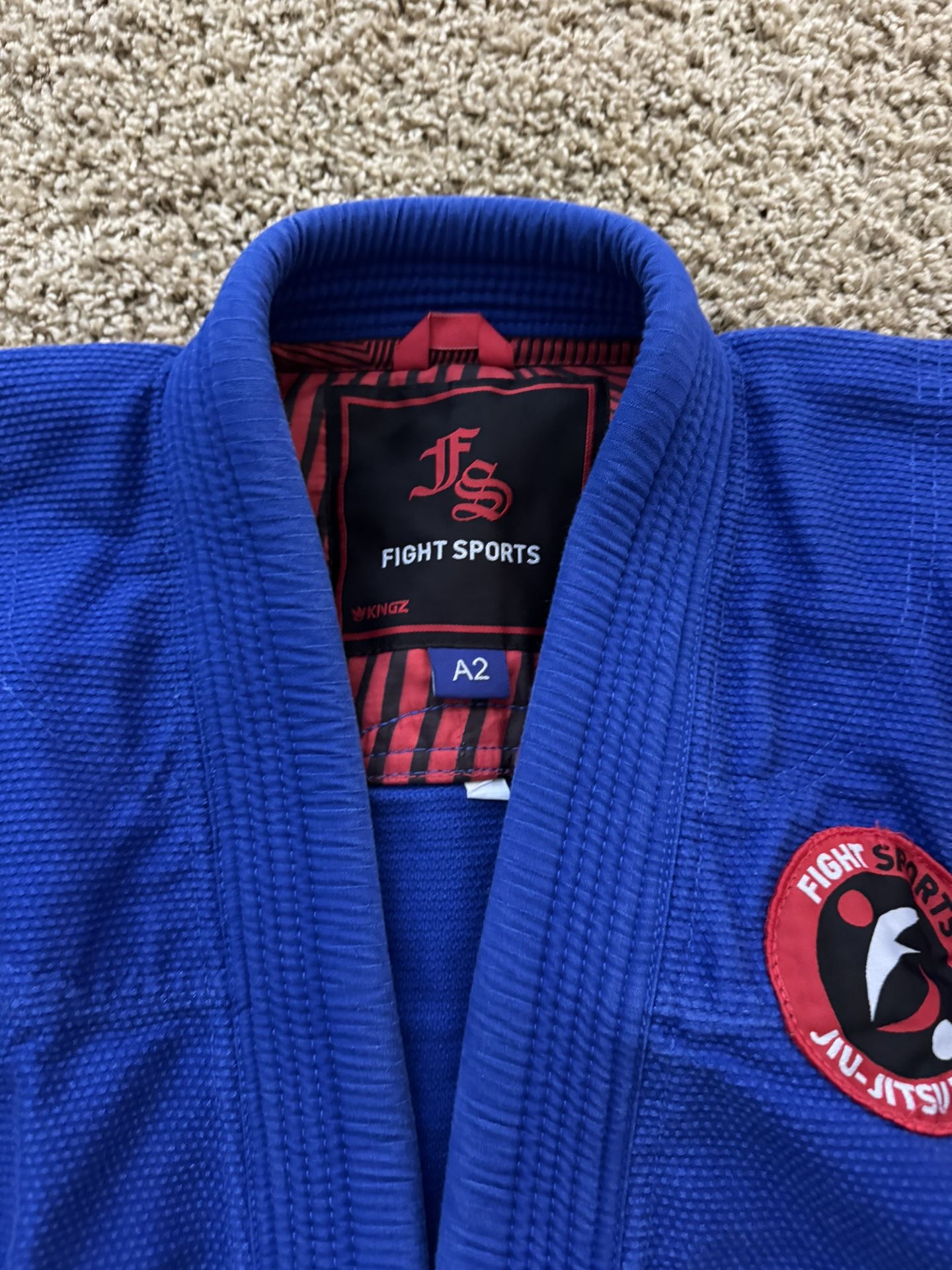 🎯 For Sale: Fighter Sports Jiu-Jitsu Kimono Set – Size A2