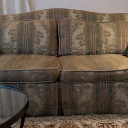 Classic Thomasville Camel Back Sofa