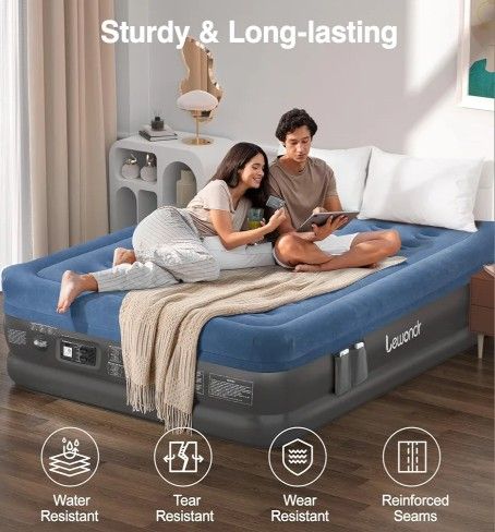 Lewondr 18 Inch Air Matress With Built In Pump Only Used Once