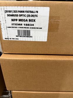 2025 NFL Optic Mega Sealed Case