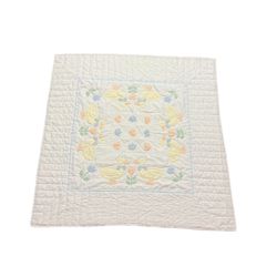 Geese Flowers Small Quilt Blanket (READ)