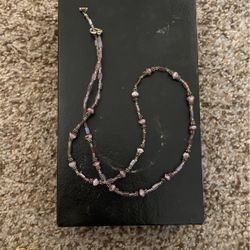 Purple Stone Necklace 