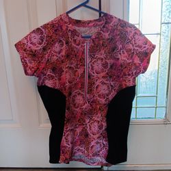 Women's Biker Short-sleeved Shirt