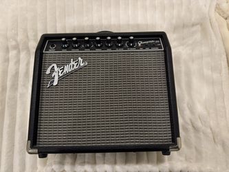 Fender Amp with Reverb Pedal
