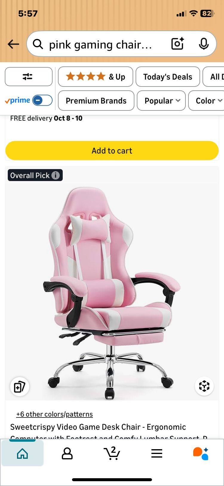 Pink Gaming Chair