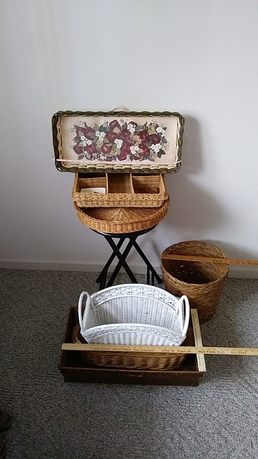 $4.oo-Choice of (4.baskets)or (3.trays)OR take all for...$x