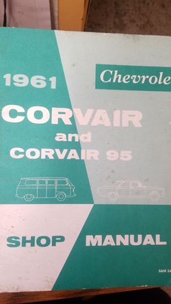 Corvair 1961 manual