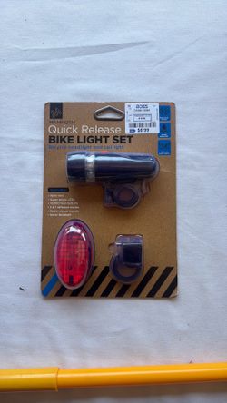 Mammoth quick release bike light set