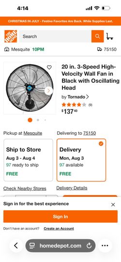 Tornado wall fan