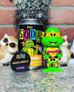 Blacklight Michelangelo Funko Soda Funko Shop Ex