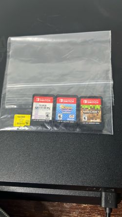 3 Nintendo games with a 256 g micro sd card
