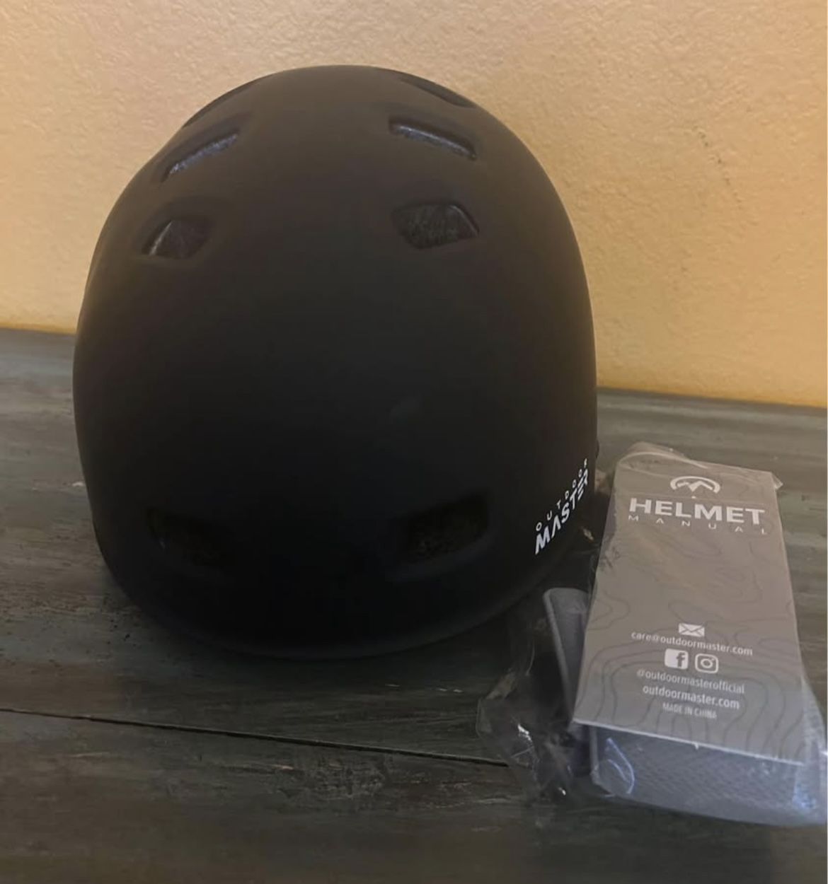 New Black Bike, Roller skate, Street Helmet. Large