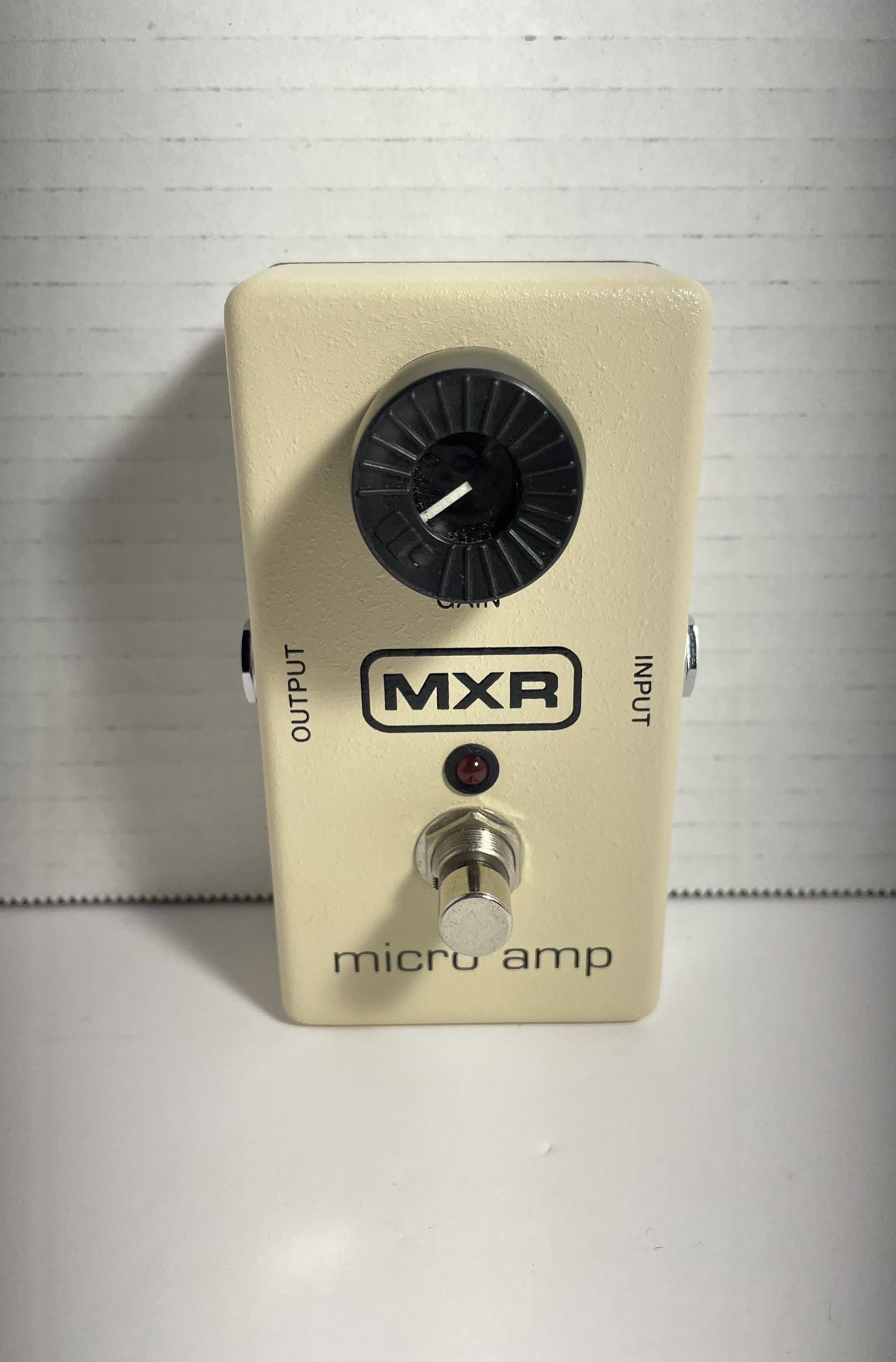 MXR micro amp pedal