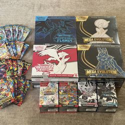 Pokemon TCG Cards - ETBs, Booster Bundles, and Packs!