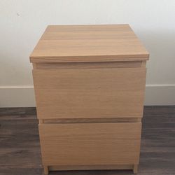 IKEA Storklinta Side Table With 2 Drawers