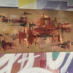 Original Abstract Artwork On Canvas