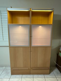 IKEA Cabinet with Lighting