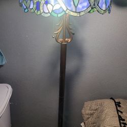 Glass Colored Floor Lamp