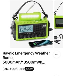 Raynic Emergency Weather Radio