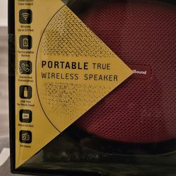 Sound Bound Excursion Pro Bluetooth Speaker In Red