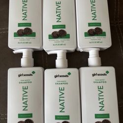 New set of 6 native shampoos